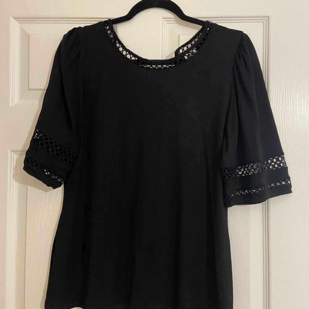 Anne Klein lace detailed shirt